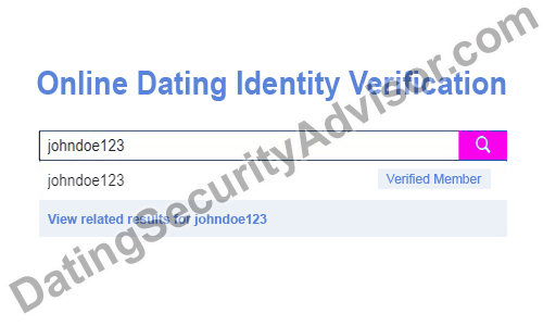 search for dating verification id members